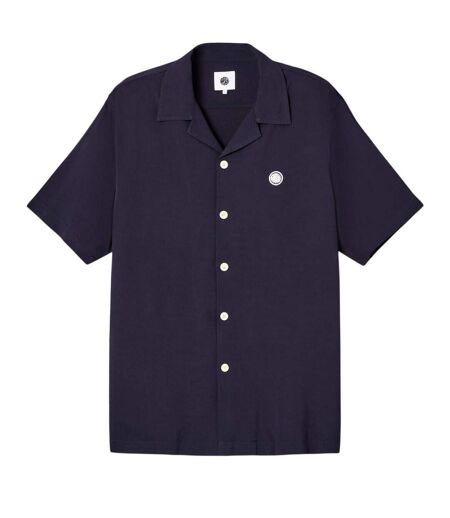 Chemise Manches Courtes Homme Bleu Marine Pretty Green
