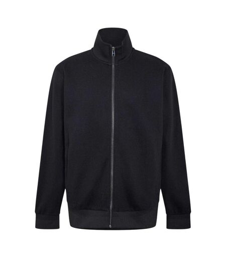 Mens Casual Full Zip Hoodie Black Boss