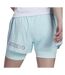 Short de Running Bleu clair Femme Adidas Adizero - L