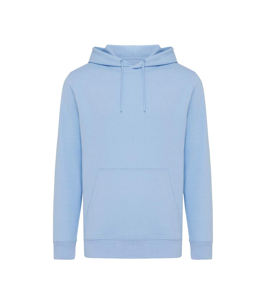 Unisex adult rila recycled cotton lightweight hoodie sky blue Iqoniq-1