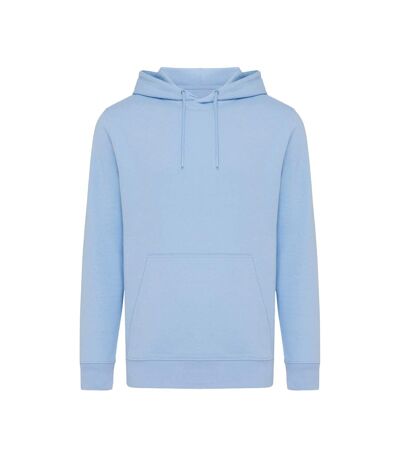 Unisex adult rila recycled cotton lightweight hoodie sky blue Iqoniq
