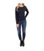 T-shirt Manches Longues Femme Bleu Marine Tommy Hilfiger-3