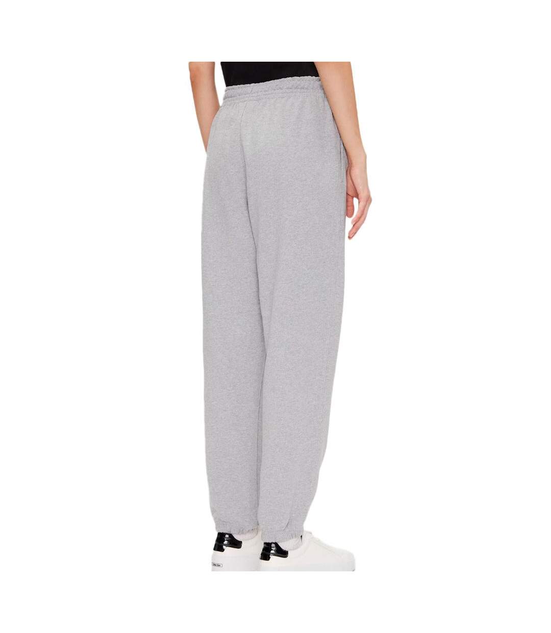Jogging gris femme calvin klein jeans monologo-2