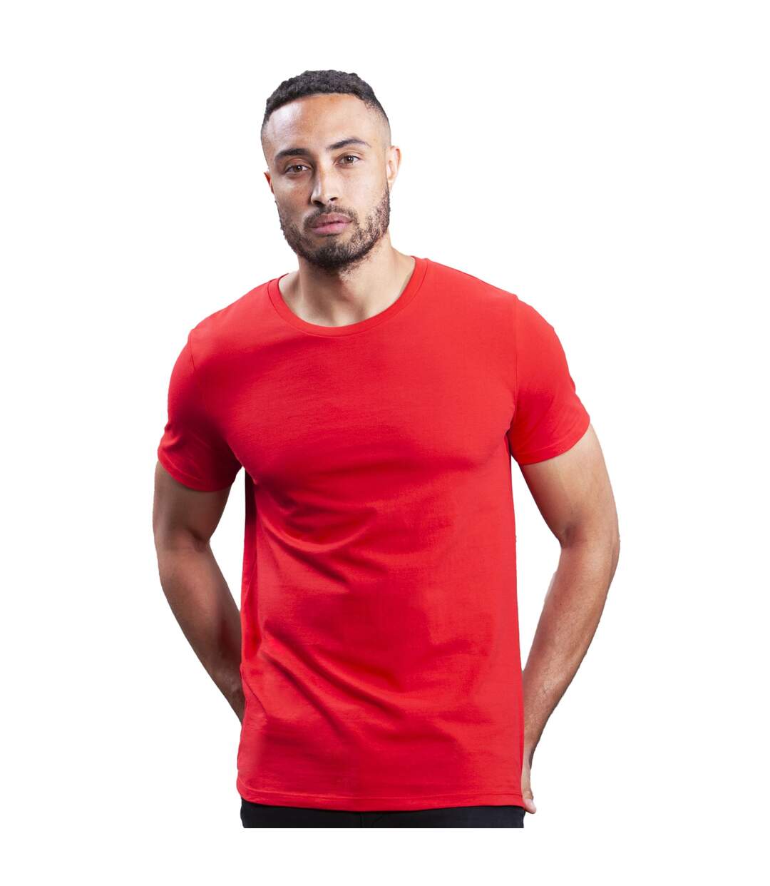 Mantis Mens Short-Sleeved T-Shirt (Red)