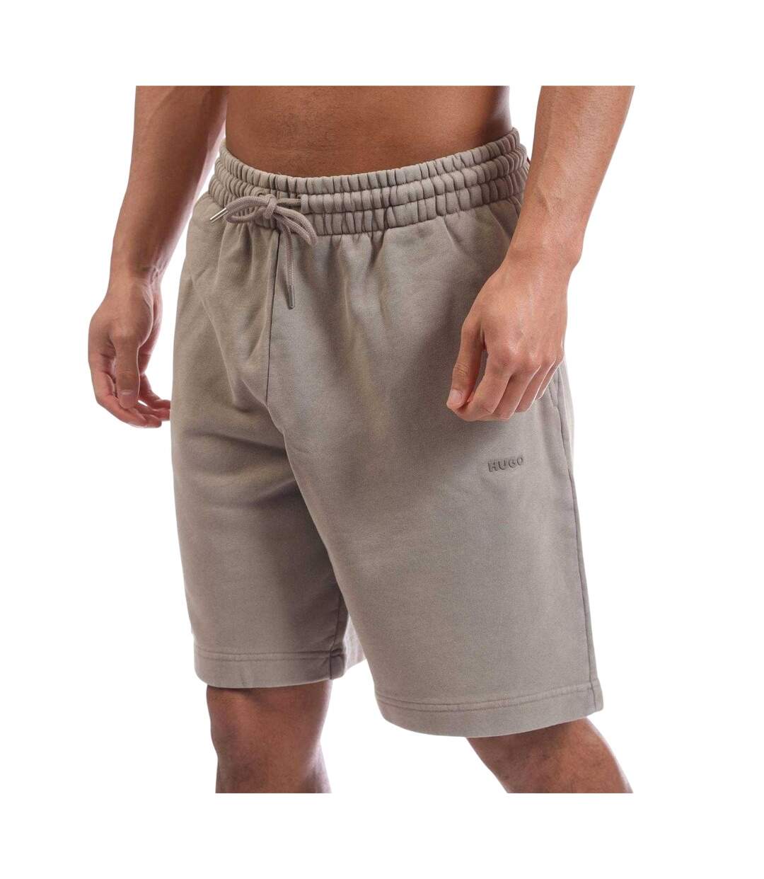 Short De Jogging Dupaly Homme Marron Hugo-3