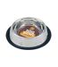 Non slip dog bowl 1.4l silver Digby & Fox-1