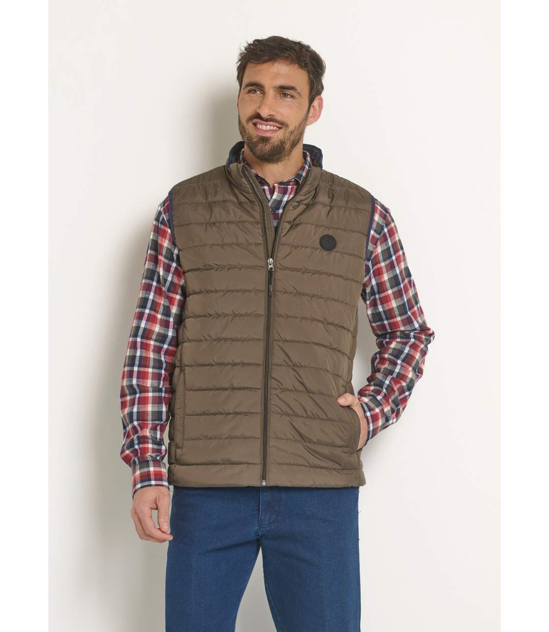 Veste matelassée déperlante sans manches-1