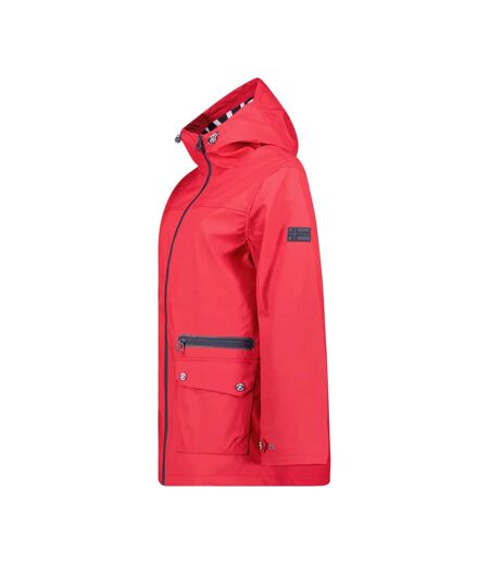 Parka Rouge Femme Geographical Norway Dolaine