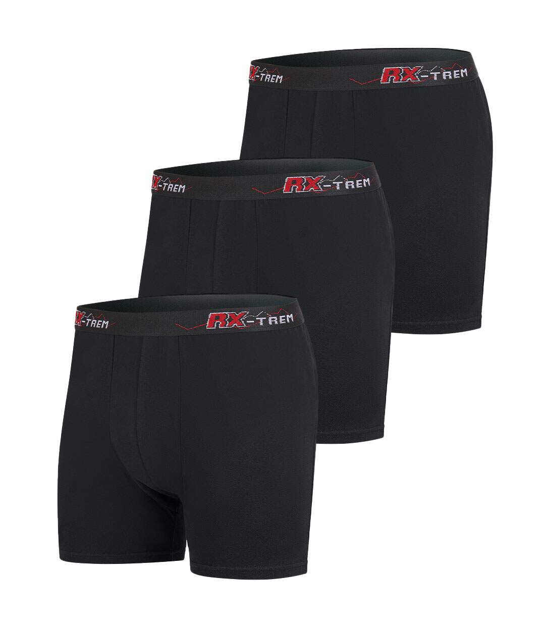 Le Lot de 3 Boxers Black RX-Trem Stretch-1