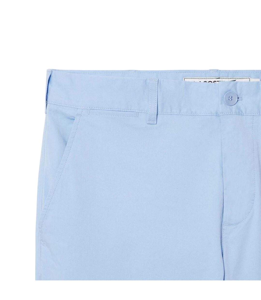 Mens Stretch Slim Trousers Blue Lacoste-4