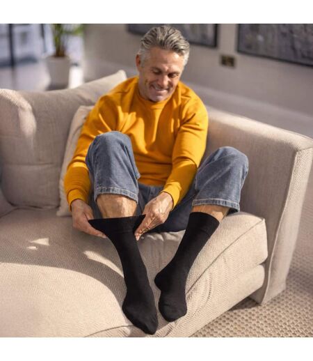 3 Pack Mens Wool Boot Socks Warm Cushioned Hiking Crew Socks