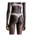 Womens/ladies Marquisette Sheer Thong White Calvin Klein-3