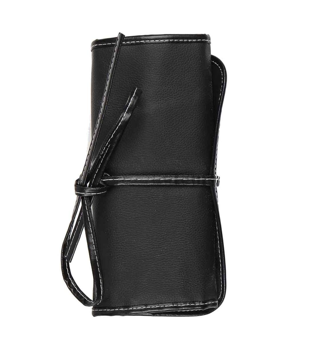 Trousse à Maquillage 15 Pinceaux 23cm Noir-4