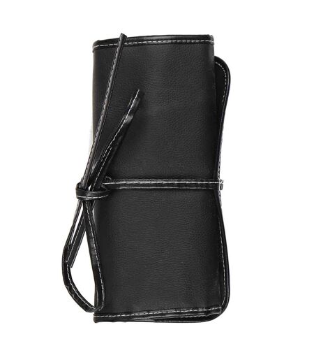 Trousse à Maquillage 15 Pinceaux 23cm Noir