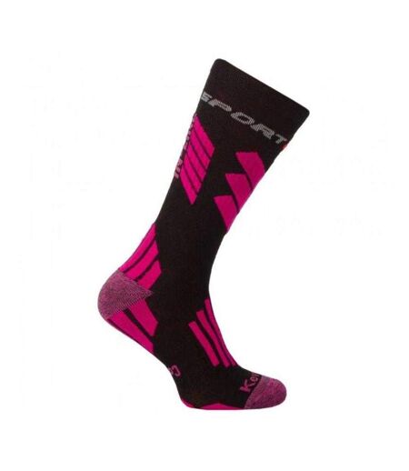 Chaussettes In-line Adulte Noir Rouge Rose Sportrebel