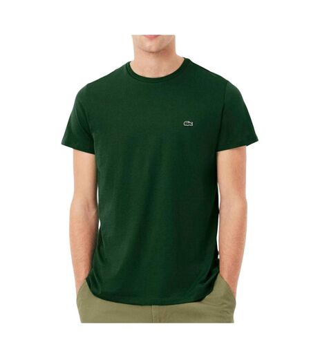T-Shirt vert foncé homme lacoste pima