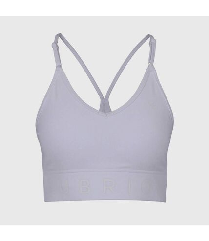 Womens/ladies invigorate sports bra white Aubrion