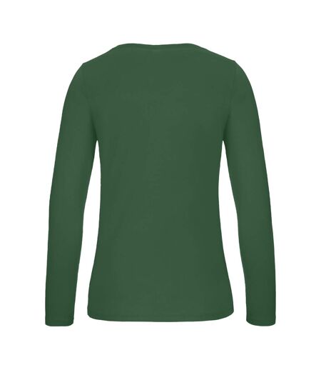 T-shirt Manches Longues #e150 Femme Vert Bouteille B&C