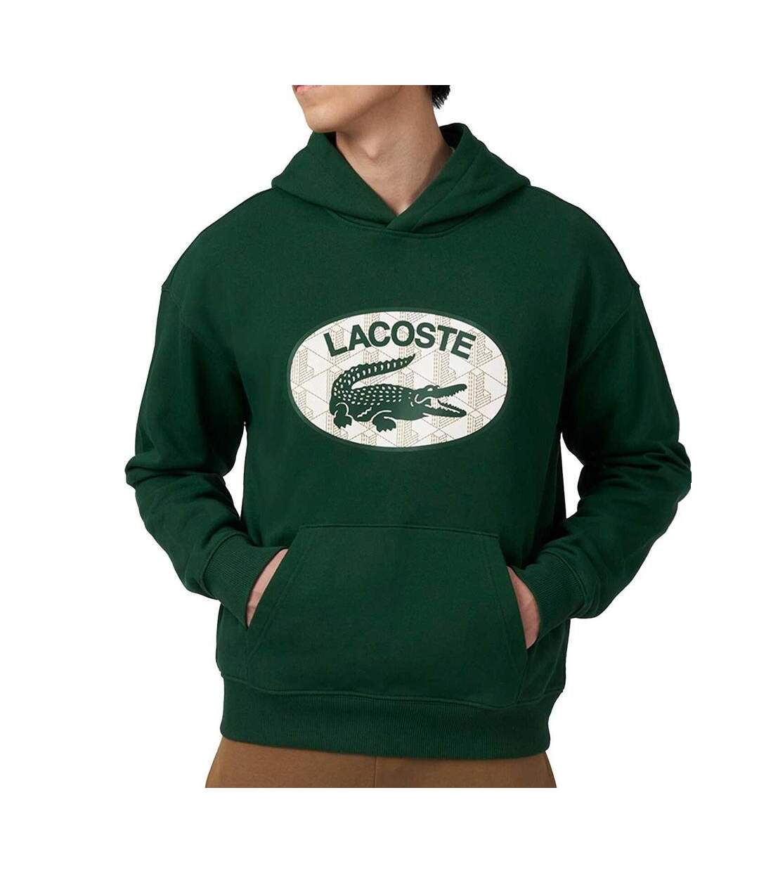 Sweat à Capuche Vert  Homme Lacoste SH0067 - M-1