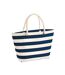 Tote Bag Boardwalk Taille Unique Beige Pâle Bleu Marine Westford Mill-1