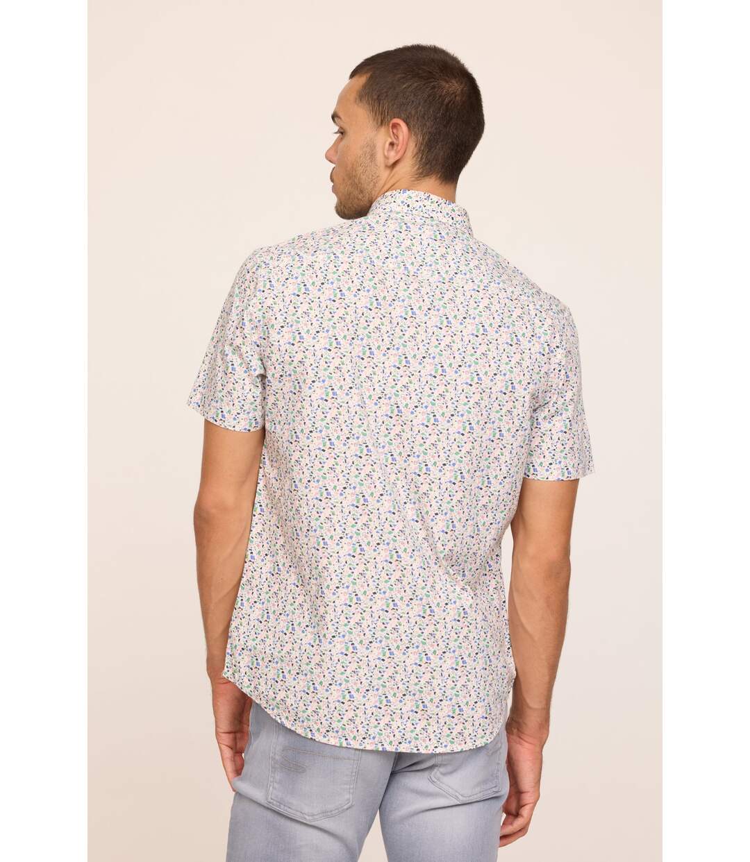 Chemise DOMIL Kaki vert-3
