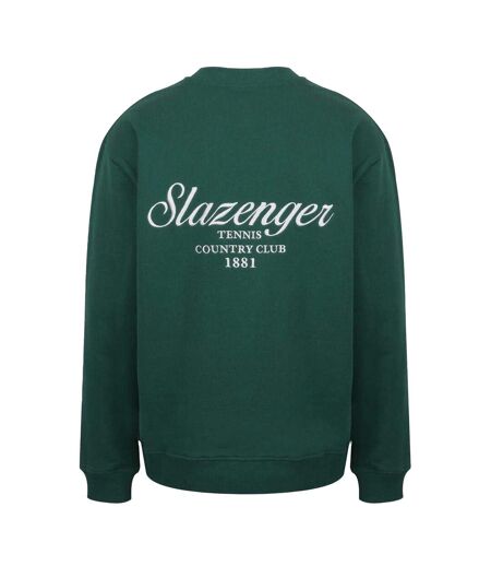 Mens Embroidered Logo Sweatshirt Green Slazenger