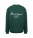 Mens Embroidered Logo Sweatshirt Green Slazenger-2