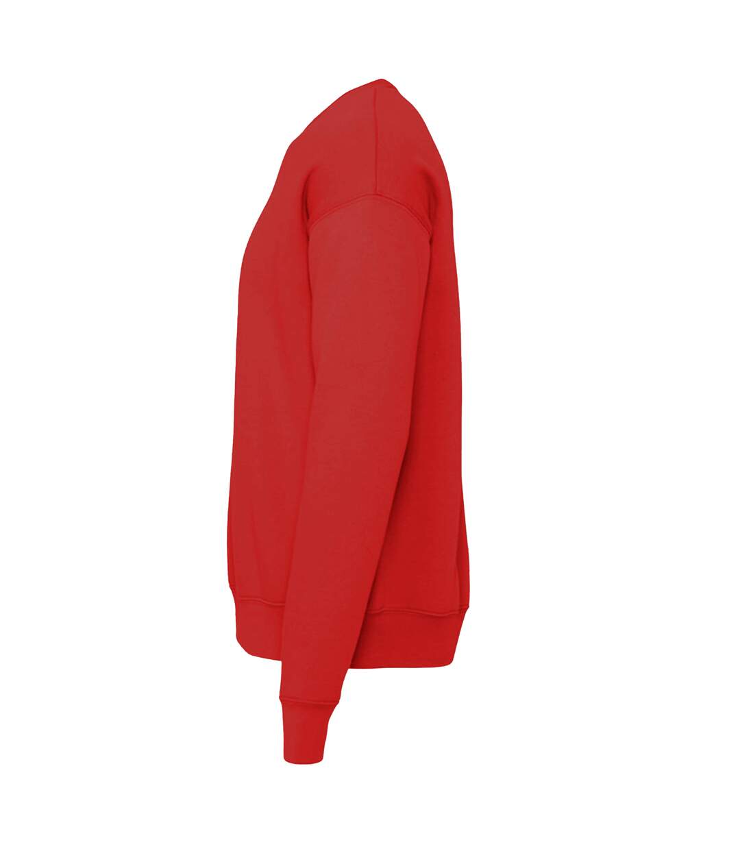 Sweatshirt Unisexe Rouge Bella + Canvas-3