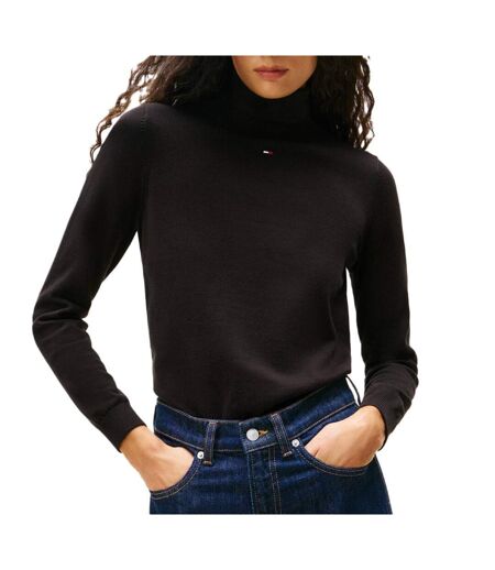 Pull noir femme tommy hilfiger tjw essential