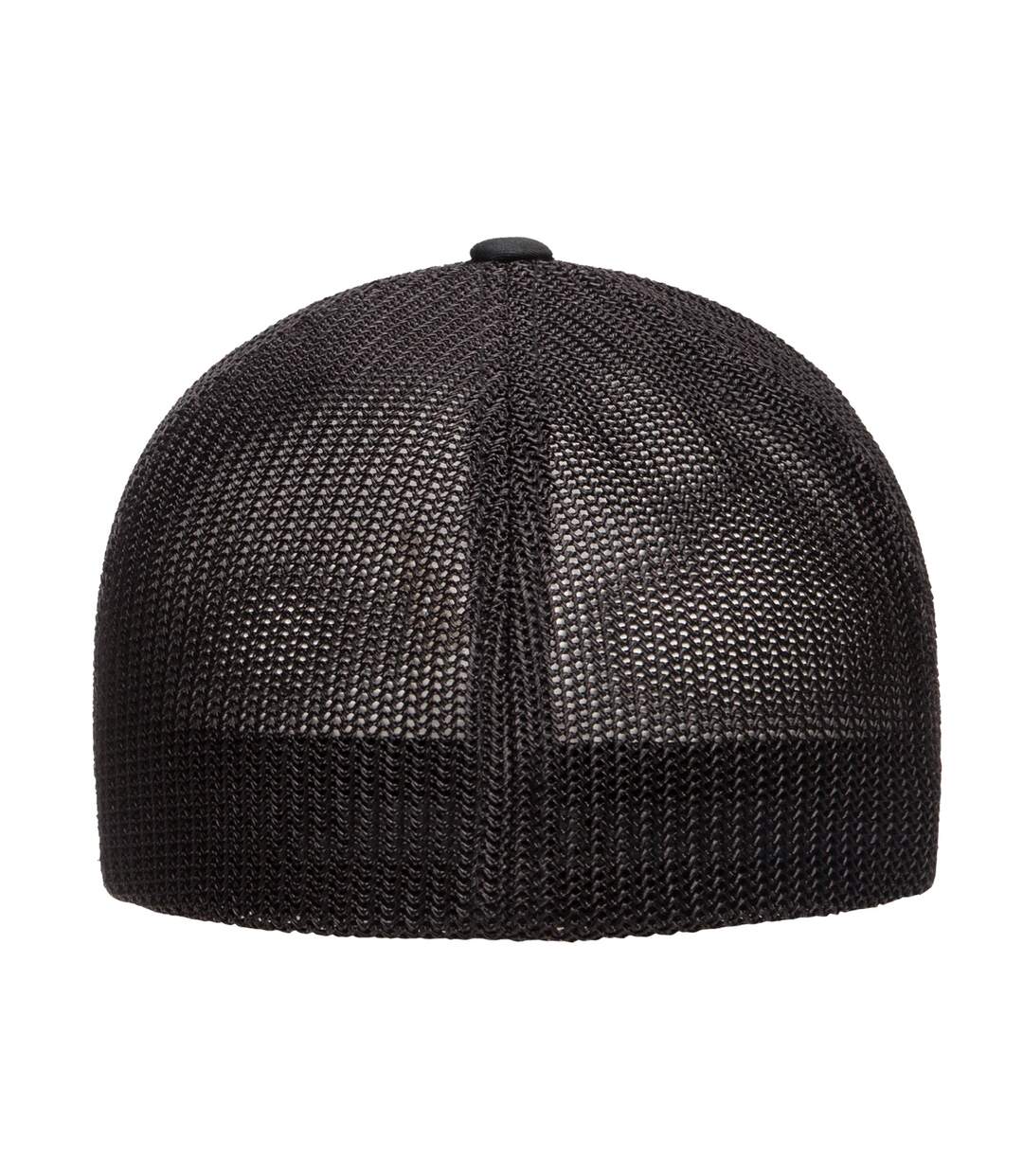 Casquette Trucker Motif/style Maille Noir Flexfit-2