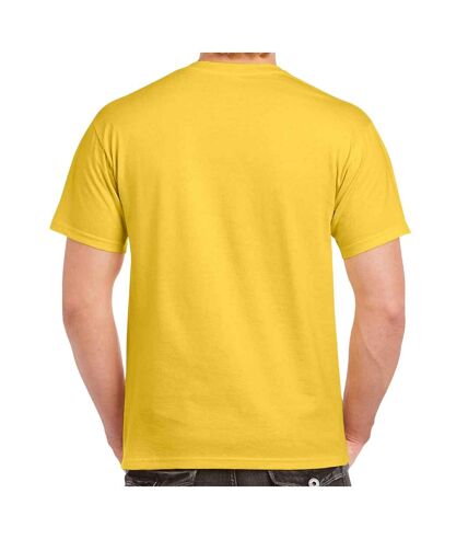 Mens heavy cotton t-shirt daisy Gildan