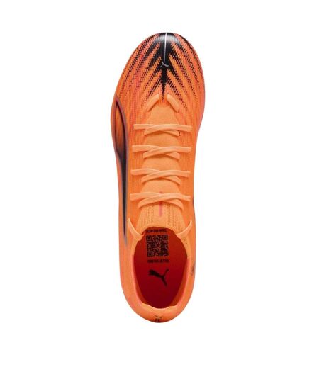 Mens Ultra 6 Match Firm Ground Football Boots Orange Black Puma