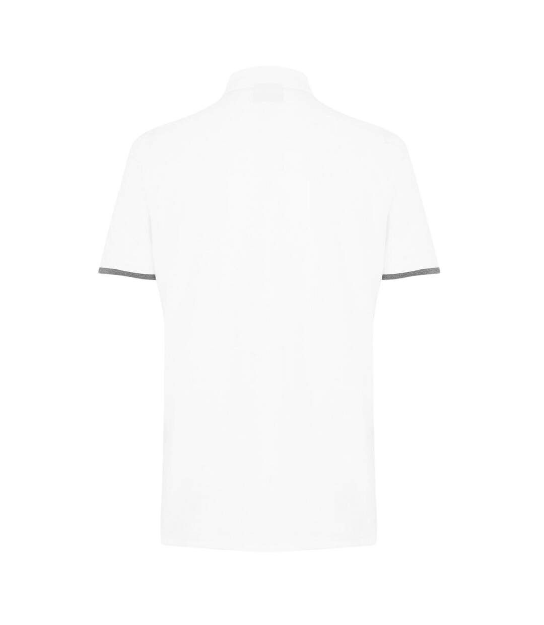 Mens Phillipson Collared Polo Shirt White Boss-3