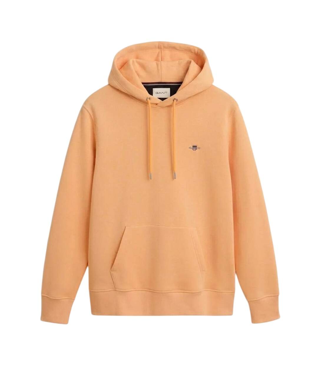 Sweat À Capuche Avec Cordons Shield Homme Orange Gant-2