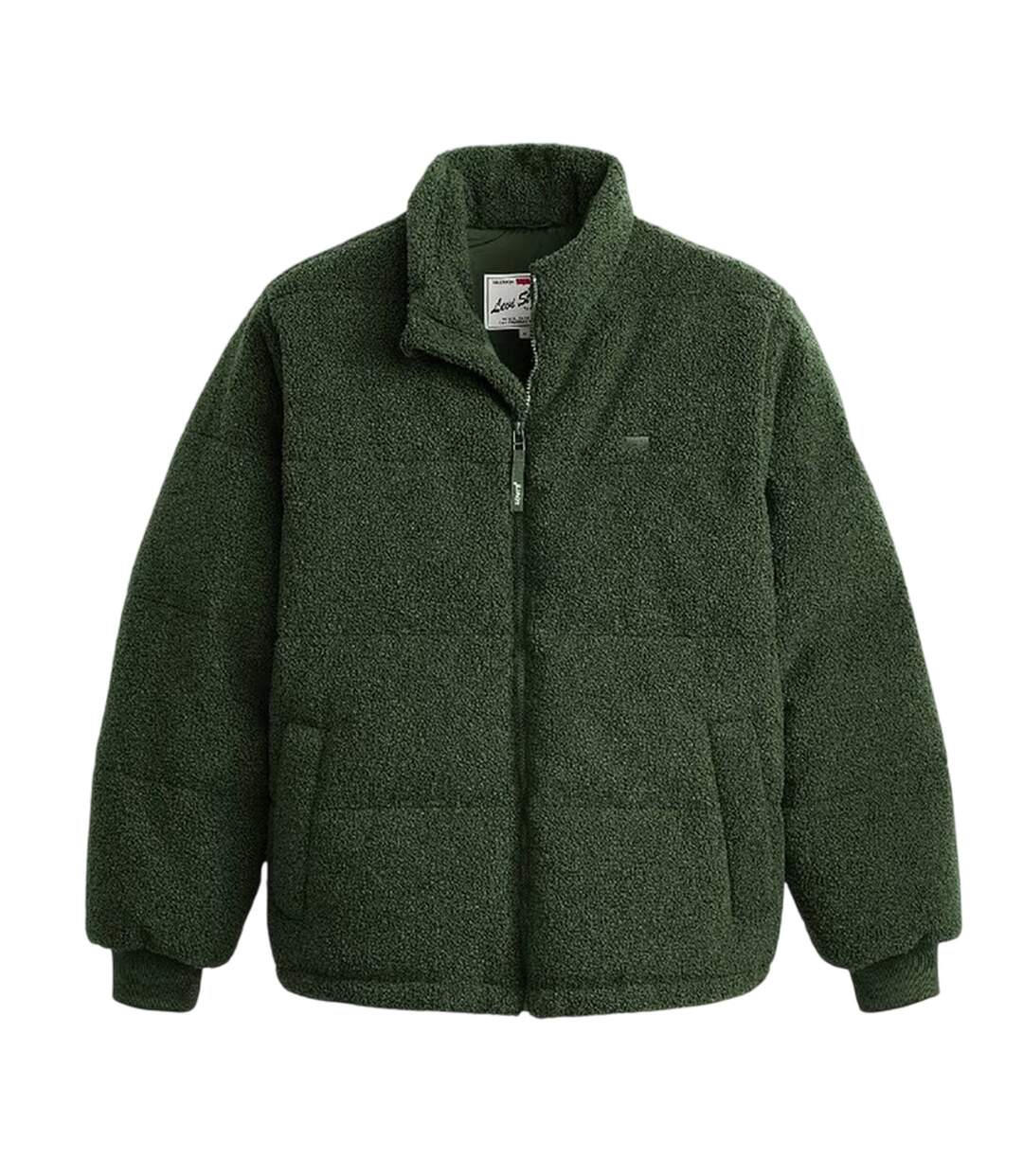 Mens Rocky Quilted Puffer Jacket Green Levis-3