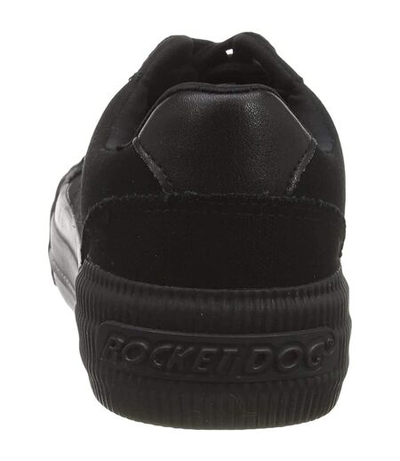 Womens/ladies Cheery Trainers Black Rocket Dog