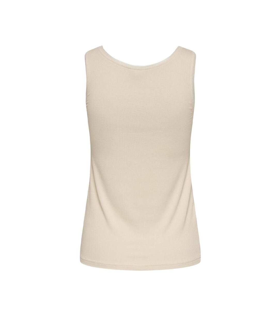 Débardeur beige femme jdy kira life-2