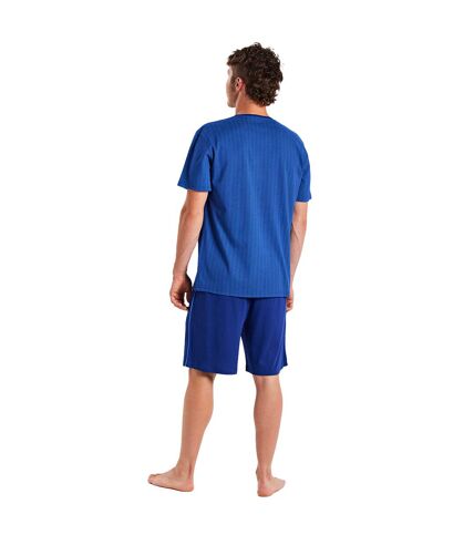 Men's short-sleeved and round neck pajamas MUEH0253