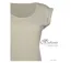 Tee-shirt MAYFLOWER DELHI2 sans manches : l'élégance naturelle en coton flammé beige-4