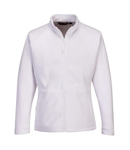 Portwest Womens/Ladies Aran Fleece Jacket (White) - UTPW426