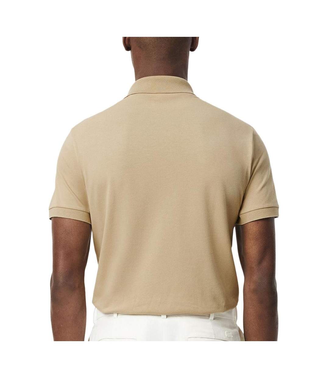 Polo beige homme lacoste classic fit l.12.12-2