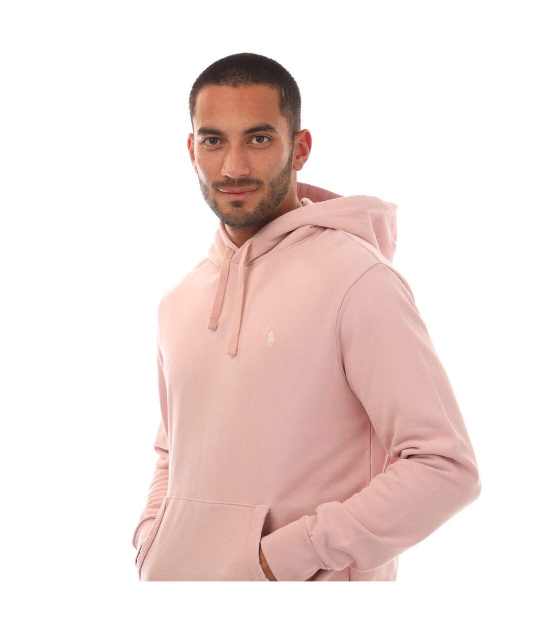 Sweat À Capuche Homme Rose Clair Ralph Lauren-4