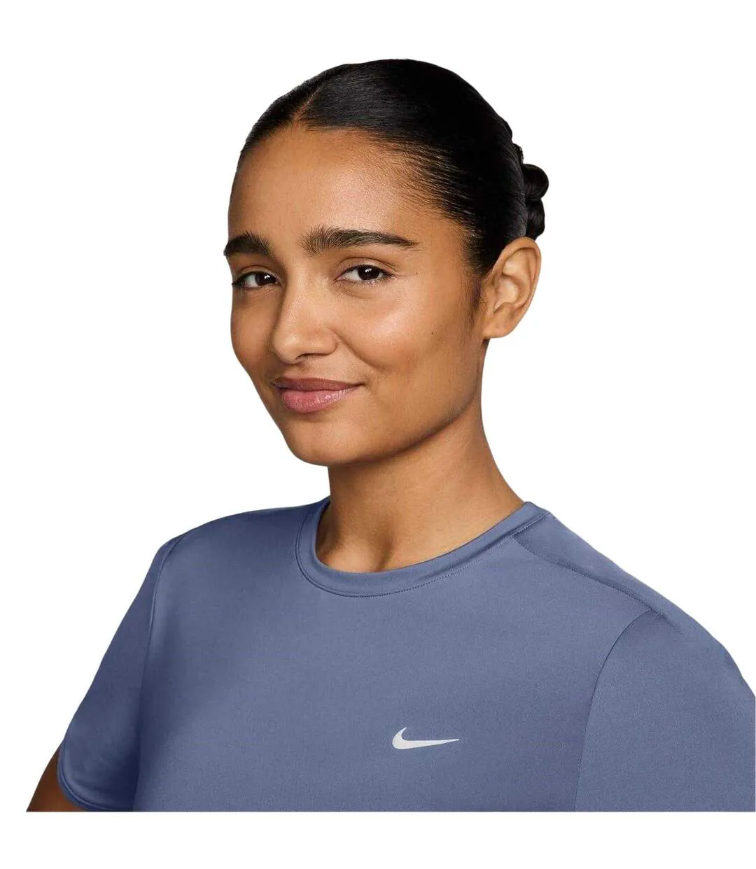T-shirt Course À Pied Swift Femme Bleu Indigo Nike-3