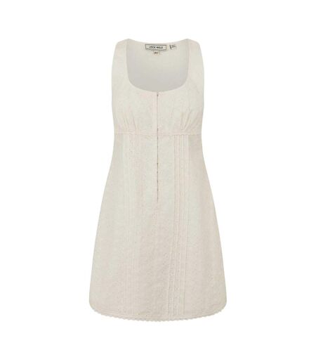 Robe Courte Été Motif/style Broderie Femme Vieux Blanc Jack Wills