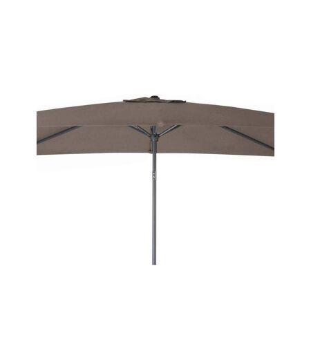 Parasol aluminium avec manivelle 3x2m Tilt Taupe