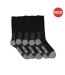 Pack of 5  Mens boot socks  black Regatta