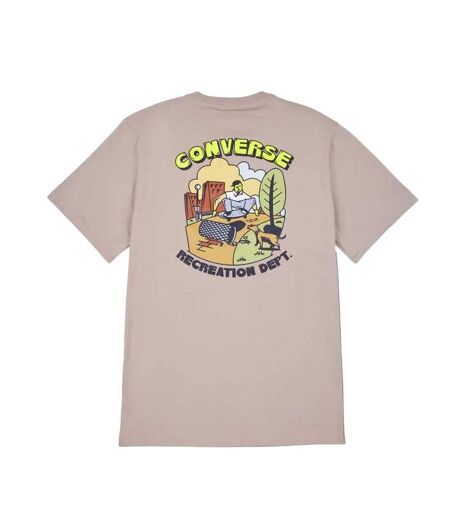 T-shirt taupe homme converse recreation - l