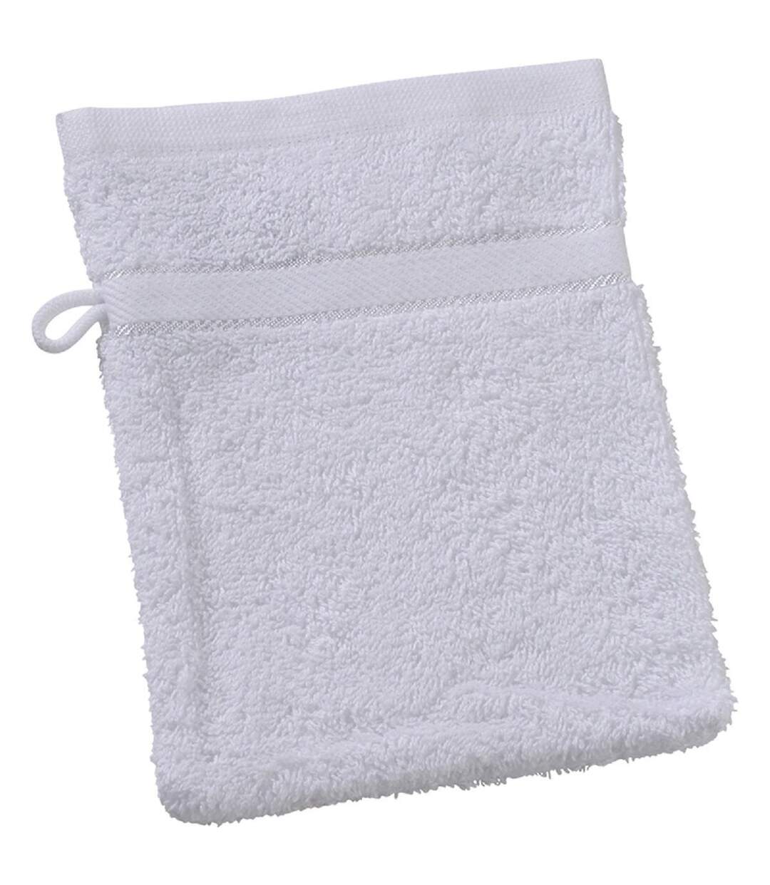 Gant de toilette - éponge - MB435 - blanc-1