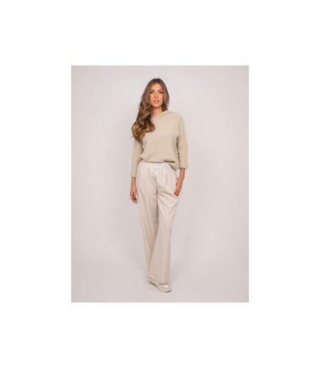 Pantalon large  fines rayures ESTA - Dona X Lisa