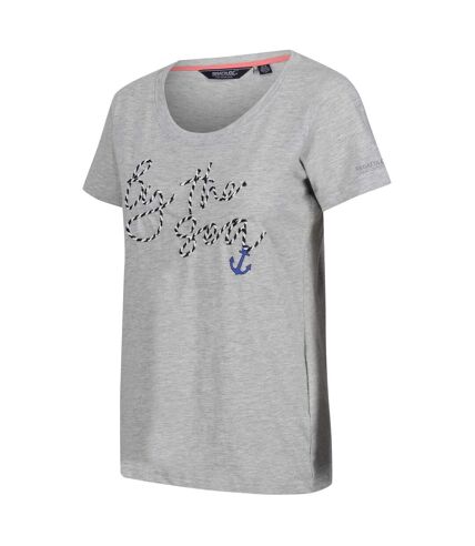 Regatta - T-shirt FILANDRA - Femme (Gris clair chiné) - UTRG10200